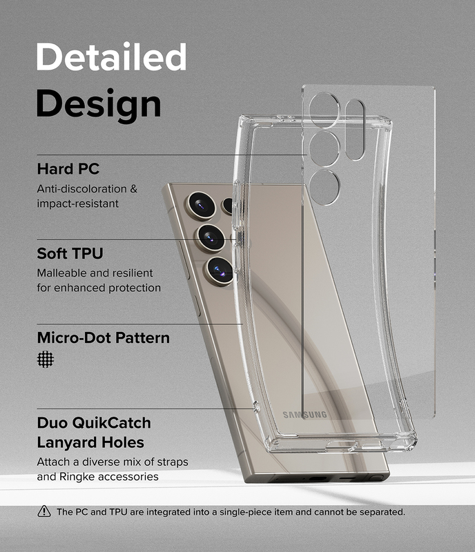 Ringke Samsung Galaxy S24 Ultra Case Cover Fusion Series Clear
